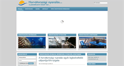 Desktop Screenshot of horvatorszagi-nyaralas.eu